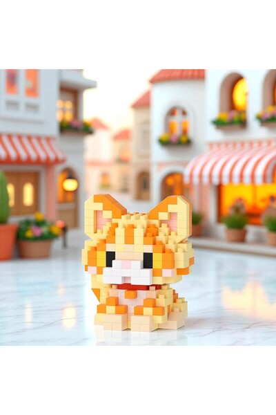 MEKANSM | Petday | Zencefil Pati Kendin Yap – Turuncu Sarman Kedi 3D Yapboz M...