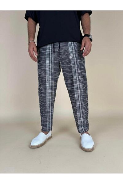 SUPERBLUE Bohemian Fabric Men's Boho Baguette Pants