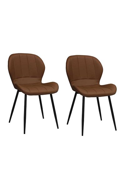 ARTA DOOR Set of 2 Topaz Eco-Leather Chairs, HoReCa, Kitchen, Living Room, Office, Bedrooms, Hallways