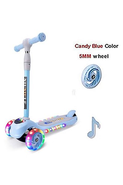 rexa 3-Wheeled Adjustable Kick Scooter – Multicolour | Smooth Ride for Kids