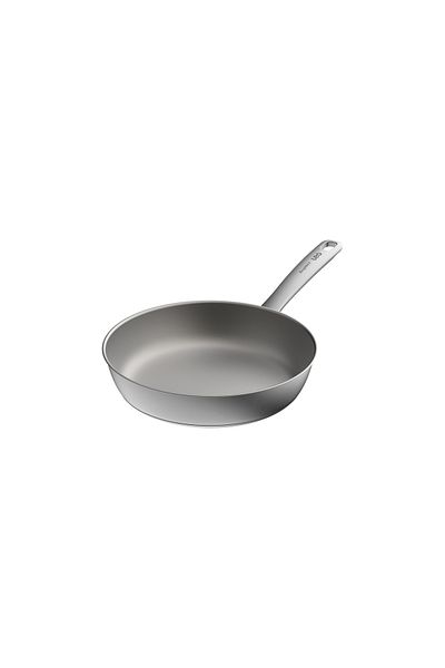 Berghoff Graphite Frying Pan, 24 cm, 2.0L, Recycled Stainless Steel, Grey