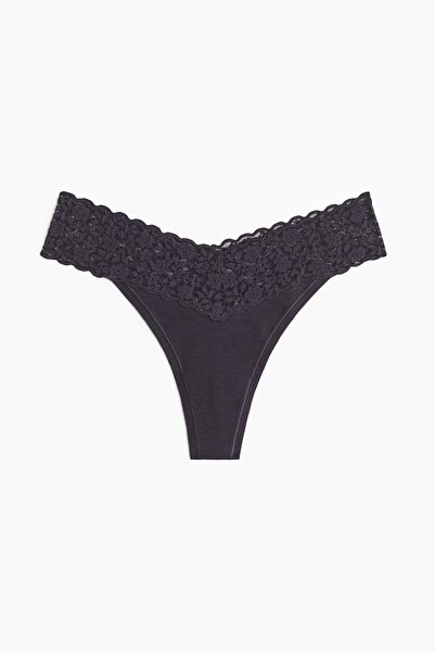 H&M 10'lu Dantel Thong Külot