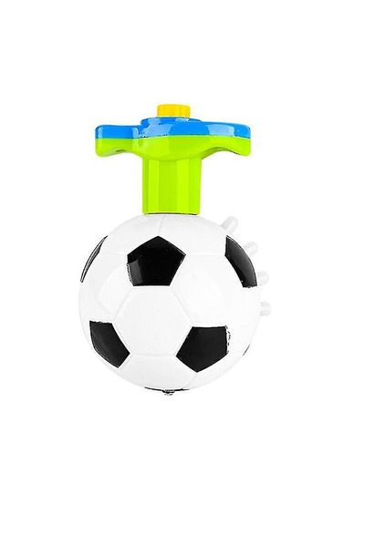 dalimag Jucarie Titirez Automat, Model Minge Fotbal alb, Muzica, Joc de Lumini, 8 cm