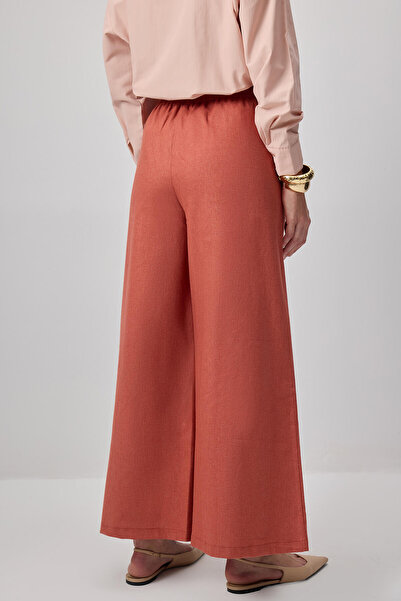 Touché Privé Elastic Waist Linen Loose Pants
