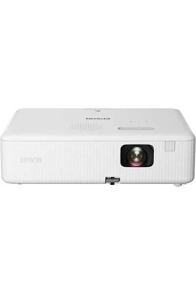 EPSON CO-W01 WXGA Projector, 3LCD technology, 3,000 lumen brightness, 378 inches screen size, White,