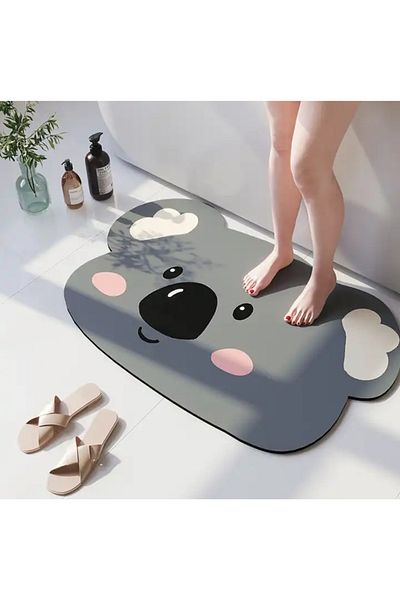 OEM Covoraș antiderapant pentru baie/bucătărie, model Koala