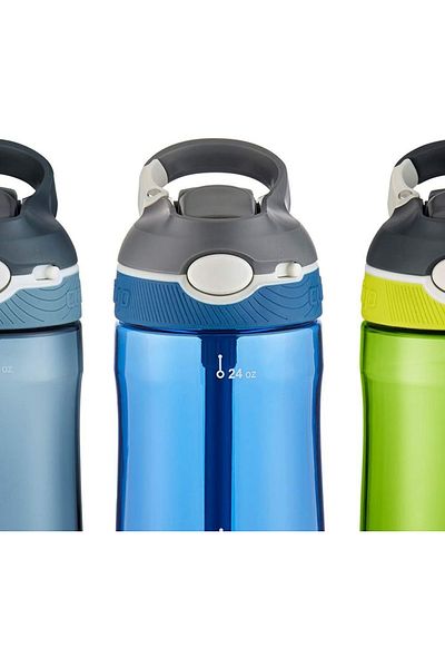 Contigo Ashland Water Bottle – Blue – 26x8.5 cm – Leak-Proof with One-Handed Drinking