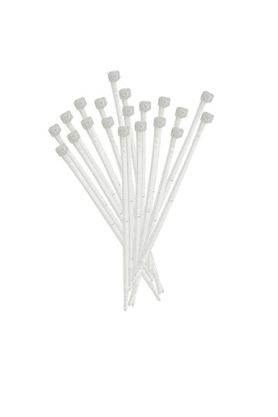 ELEMATIC BRIDA PLASTIC 3.5x370 ALB 100BUC/PAC