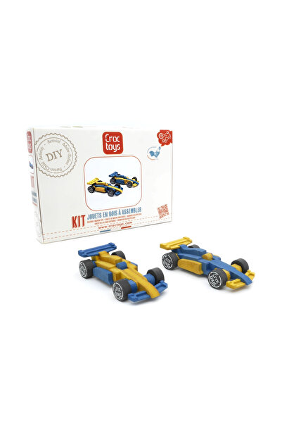 Croc toys Set de construcție 2 mașini de curse, jucării Croc