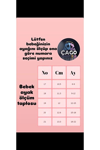 Çago kids Bebek makosen ayakkabı bilekten gizli bağcıklı ayarlanabilir