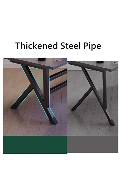 Arabest مكتب ألعاب للأطفال، 140×60×75 سم، سطح من ألياف الكربون