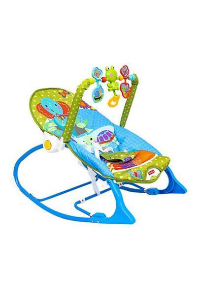 Baby Plus كرسي هزاز للأطفال الصغار، خفيف الوزن، مريح وقابل للحمل، مصمم بشكل مثالي
