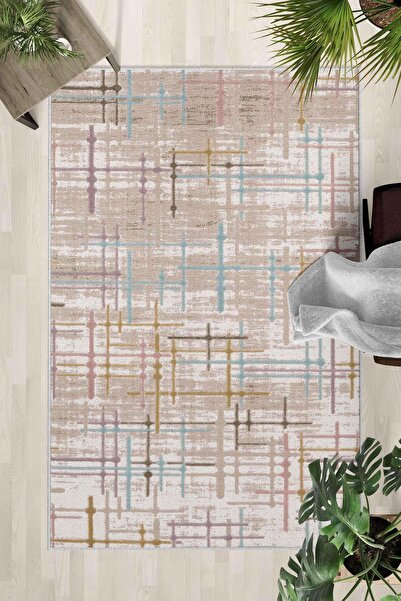 Monnhein سجادة قابلة للغسل بقاعدة مضادة للانزلاق – سجادة طباعة رقمية حديثة لل...