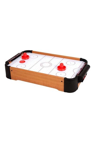 domenıcoo Wooden Indoor Air Hockey Game – 51x31x11 cm – Compact Tabletop Arcade Set