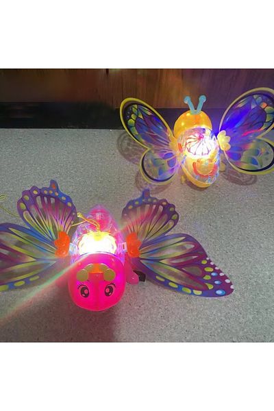 Toybox Electric Toy Butterfly With Light And Music And Flapping Wings