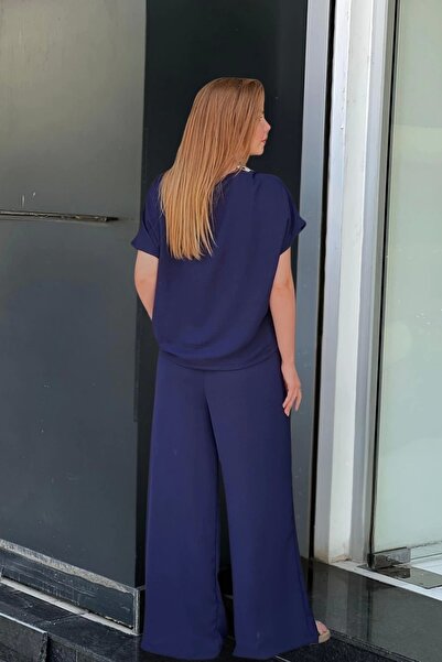 aytemas Κοστούμι με λεπτομέρεια πλεκτής ρίγας στο γιακά και τσέπη