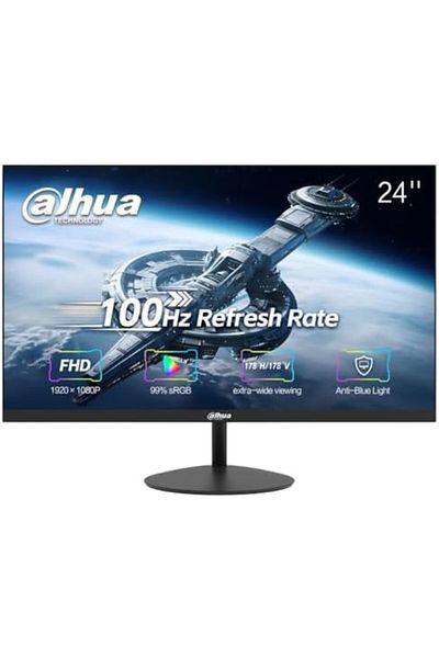 DAHUA 24-Inch VA Full HD 1080p 100Hz Borderless Monitor With HDMI, VGA, 3 Years Manufacturer W