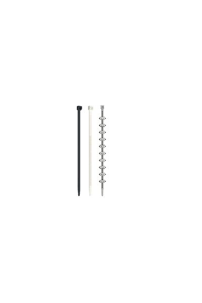 ELEMATIC BRIDA PLASTIC 2.2X75 ALB 100BUC/PAC