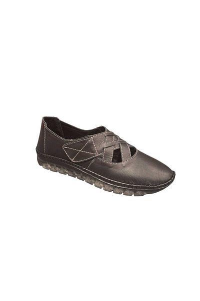 SOLMAZ Ma Es105 Genuine Leather Casual Silicone Sole Women's Shoes