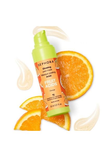SEPHORA COLLECTION Orange Peeling Mask (30 ml) – AHA Fruit Acid Radiance Gel-to-Cream Exfoliator