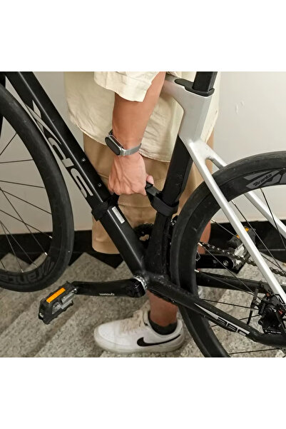 Microcase Ayarlanabilir Cırtlı Dayanıklı ve Pratik Kullanım Bisiklet Taşıma A...