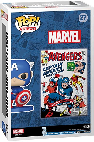 Funko POP Comic Cover: Marvel - Avengers (Captain America)
