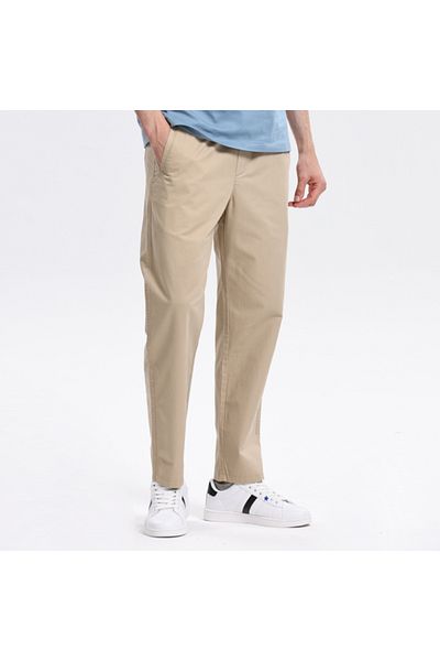 Giordano Men's Cotton Twill Mid Rise Pants