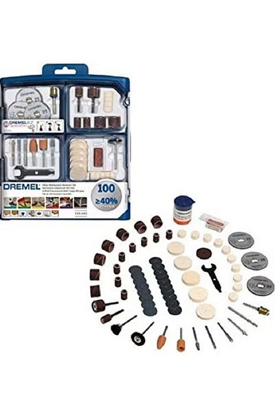 Dremel Multipurpose Accessory Set - 100 Pieces Muliticolor 27.9 x 6.1 x 5cm