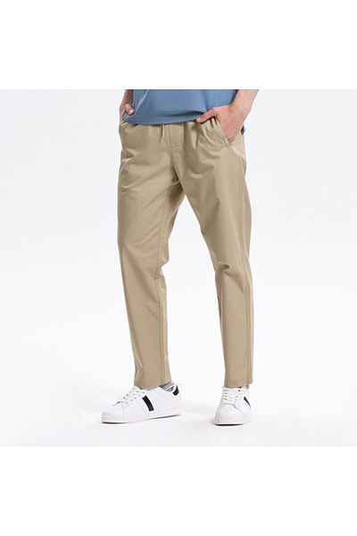 Giordano Men's Cotton Twill Mid Rise Pants