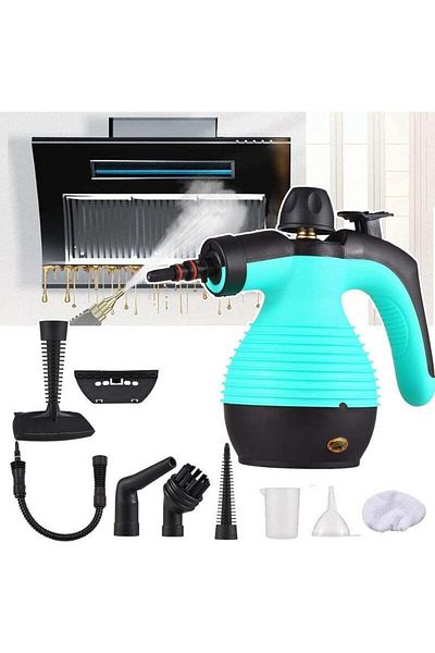 COOYA Handheld Steam Cleaner for Home, 1050W Pressurized Steam Cleaner with Safety Lock & 9 Accessory Kit