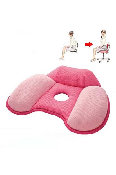 Generic Seat Cushion, Shock Absorption And Pressure Reduction, U Shaped Seat Cushion, With Breathable Holes,
