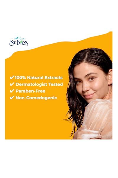 St. Ives غسول الجسم بينك ليمون اند ماندارين أورانج مقشر من سانت آيفز 16 أونصة سائلة، من St. Ives