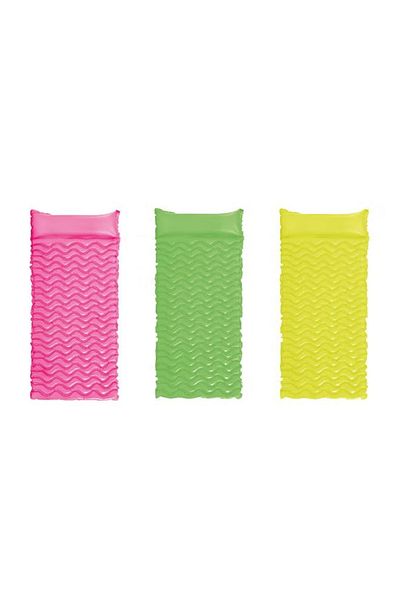 rexa Tote 'N Float Inflatable Wave Mat – Assorted Colors – 229x86 cm – Pool & Beach Float