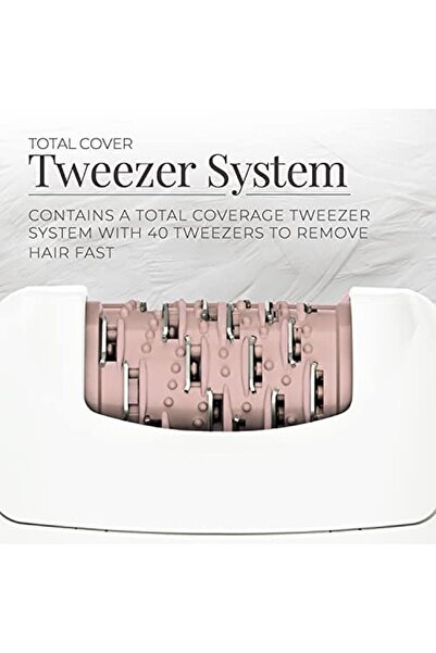 Remington Face and Body Epilator, Smooth and Silky Hair Removal for Women, Pink, EP7010E