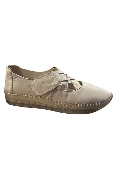 SOLMAZ Ma Es105 Genuine Leather Casual Silicone Sole Women's Shoes