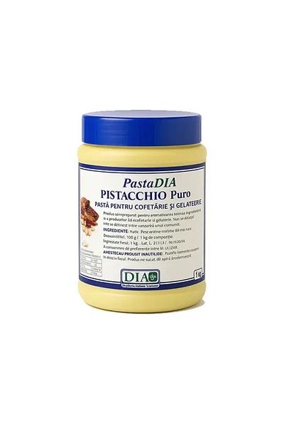 Pedinatural Pasta de fistic 100%, Pistacchio Puro DIA, 1 kg