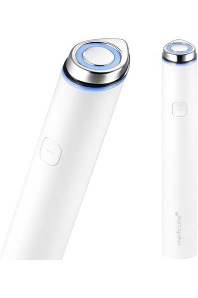 Medicube Mini Booster Pro White | Affordable At-Home Facial Skin Care Tool for Beginners - Portable