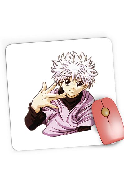 OEM Mousepad Gaming Killua Zoldyck Hunter x Hunter Valentines Day Anime, 21x19 cm