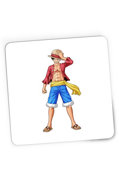 OEM Mousepad Gaming One Piece Monkey D Luffy Samurai Straw Hat, 21x19 cm