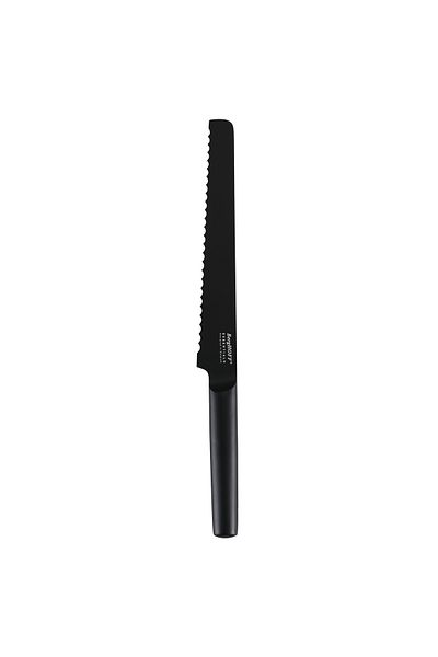 Berghoff Kuro Bread Knife, 23 cm, Chrome Steel, Black