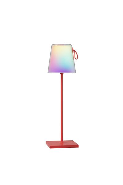Tescomak LED table lamp with touch and color change, Dolly White RGBW, 5.5 W red