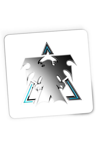 OEM Mousepad Gaming StarCraft 2 Terran Silver Logo Ghost, 21x19 cm