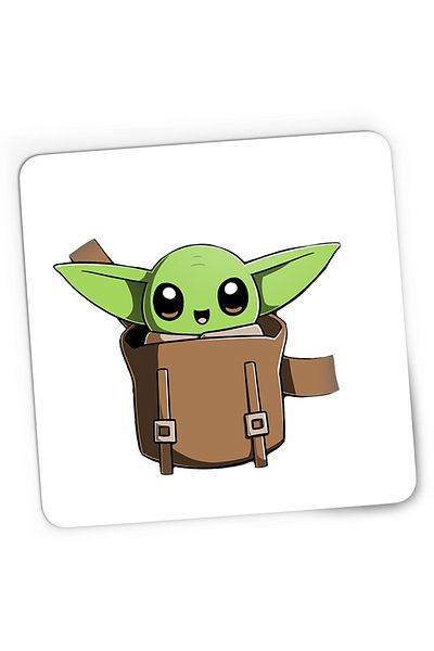 OEM Mousepad Gaming Baby Yoda Cute Pocket, Mandalorian, 21x19 cm