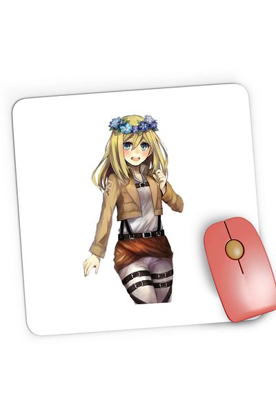 OEM Mousepad Gaming Attack on Titan Historia Reiss AOT Anime Manga, 21x19 cm