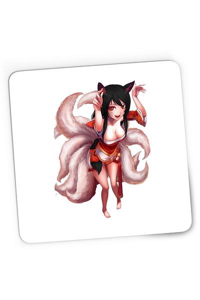 OEM Mousepad Gaming League of Legends Ahri Nine Tailed Fox Vulpita, 21x19 cm