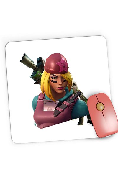 OEM Mousepad Gaming Skully Fortnite Skin, 21x19 cm