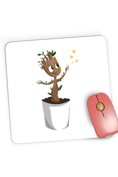 OEM Mousepad Gaming Baby Groot Baby Tree Bebelina, 21x19 cm