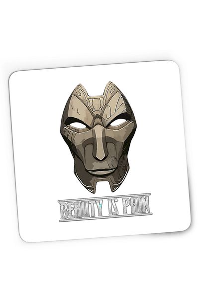 OEM Mousepad Gaming League of Legends LoL Jhin Beaty is Pain, 21x19 cm