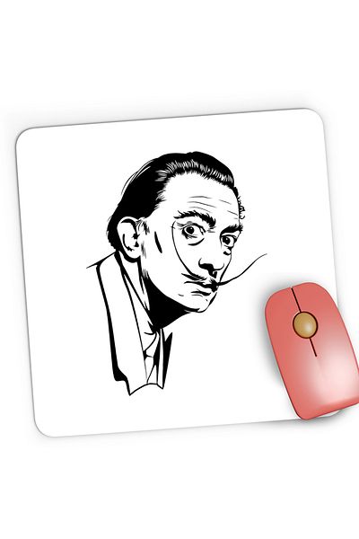OEM Salvador Dali Pictor Arte Casa de Papel Gaming Mousepad, 21x19 cm