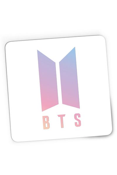 OEM Mousepad Gaming BTS Logo K-Pop, 21x19 cm